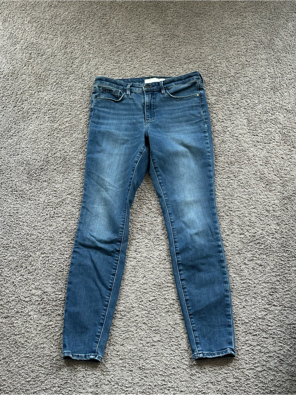 Athleta Sculptek Classic Blue Women’s Skinny Jeans 8